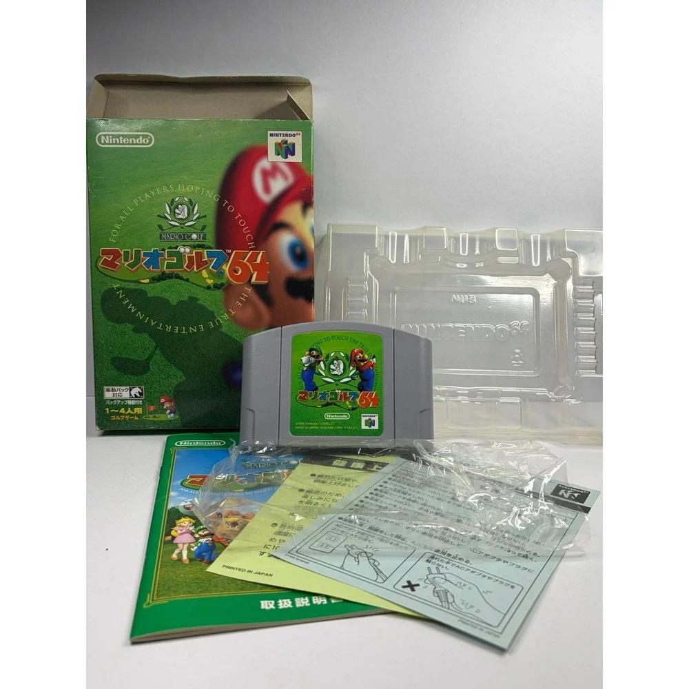 Mario Golf 64 Nintendo 64 N64 Japan Import CIB NUS-P-NMFJ Complete Boxed